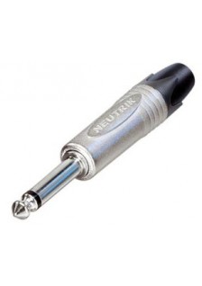 NEUTRIK - JACK 2 POINTS MÂLE - 6.3mm - NICKELÉ