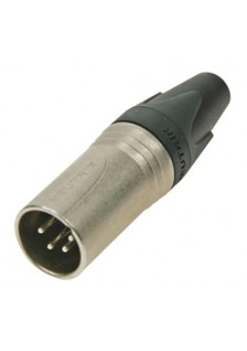 NEUTRIK - CONNECTEUR XLR - 4 POINTS MÂLE - ARGENTÉ - NICKEL