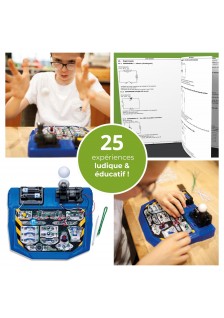 KIT DE 25 EXPÉRIENCES ÉLECTRONIQUES CIRCUITS AMUSANTS - KNS120