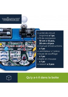 KIT DE 25 EXPÉRIENCES ÉLECTRONIQUES CIRCUITS AMUSANTS - KNS120