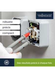 MULTIMÈTRE CAT III - 600V - DE 200mA À 10A FONCTION SANS CONTACT