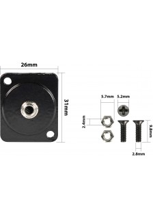 PRISE JACK 3,5mm STÉRÉO POUR MONTAGE SUR CHÂSSIS