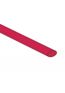 GAINE THERMO 2:1 - Ø 6.4mm - ROUGE - 1.2m