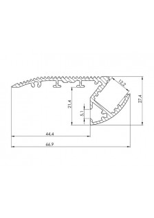 PROFILÉ ALU - ESCALIER - 2m