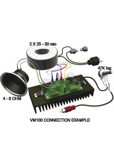 MODULE AMPLIFICATEUR DE PUISSANCE 200W - WMAH100